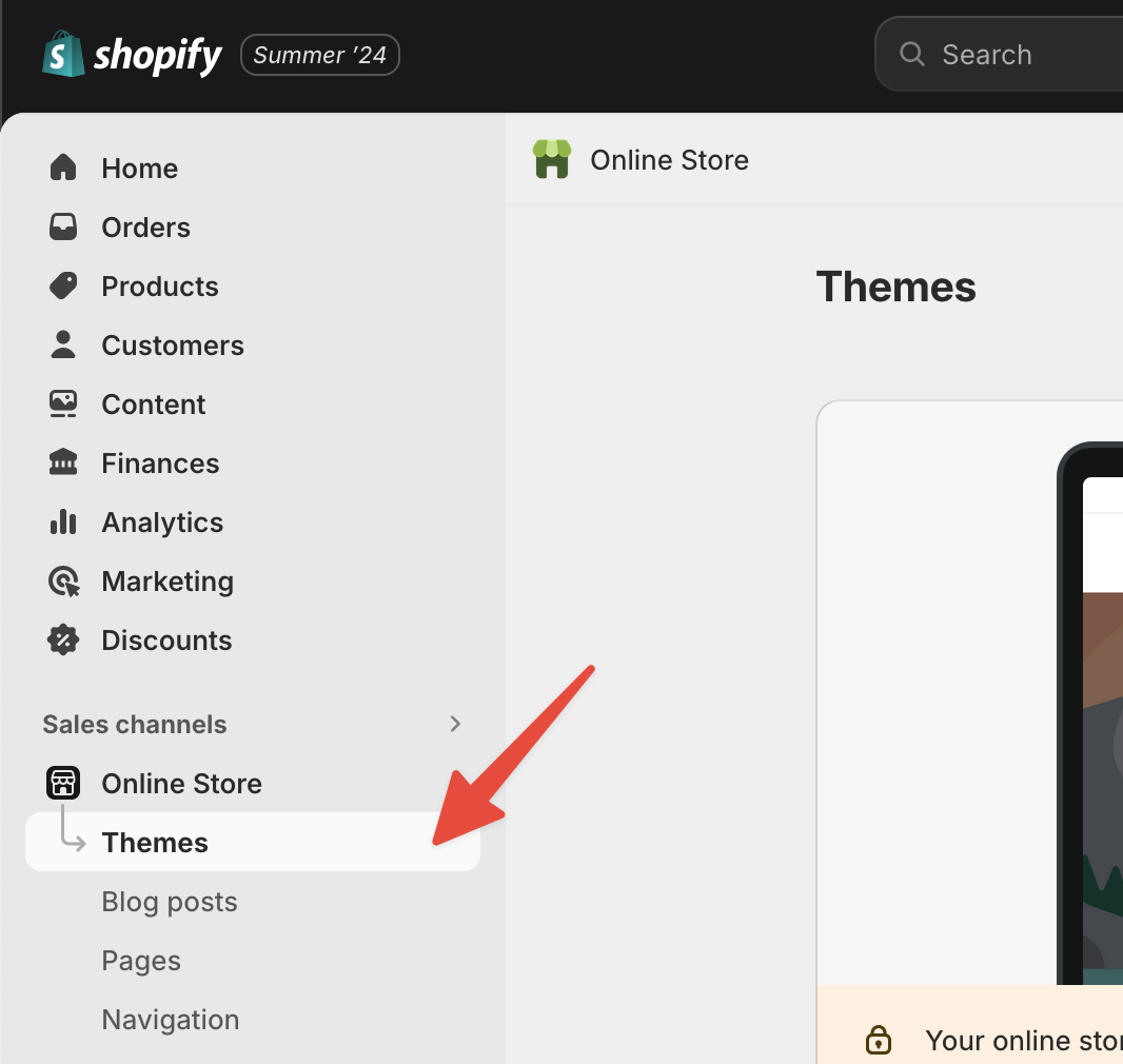 Choose Shopify Online Store